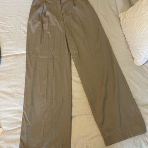 H&M tan/dark beige trousers